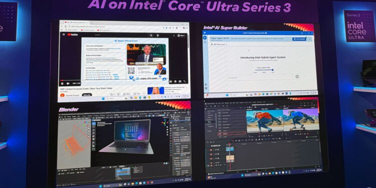 Intel Unveils Core Ultra 3 Panther Lake Details