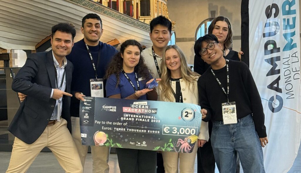 British Columbia Team Earns Second Place at Global Ocean Hackathon 9 Grand Finale in France