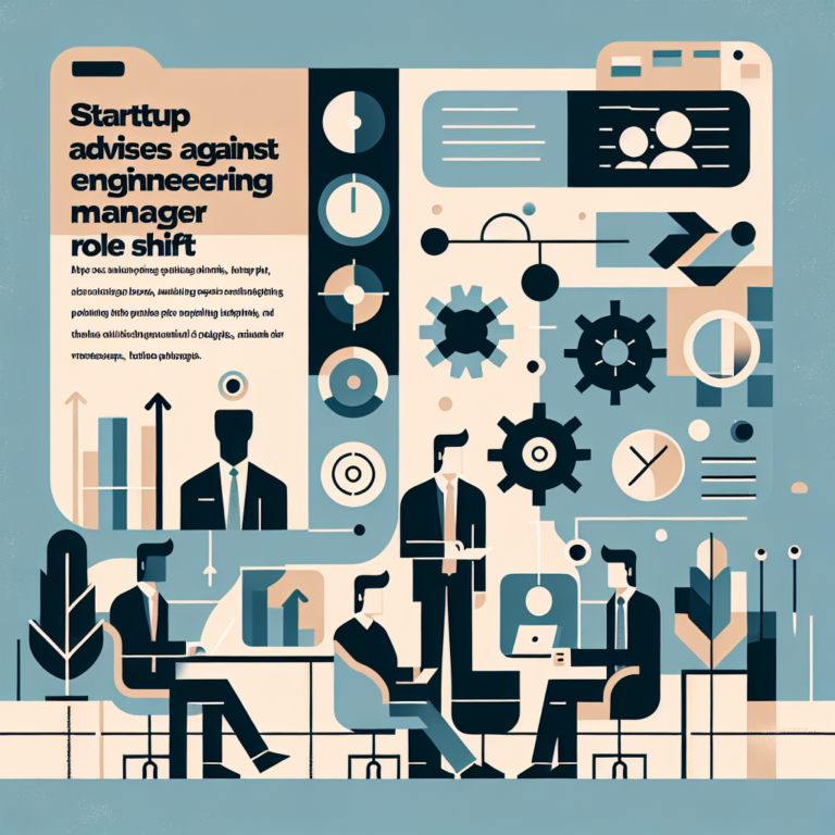 Startup Advises Against Engineering Manager Role Shift