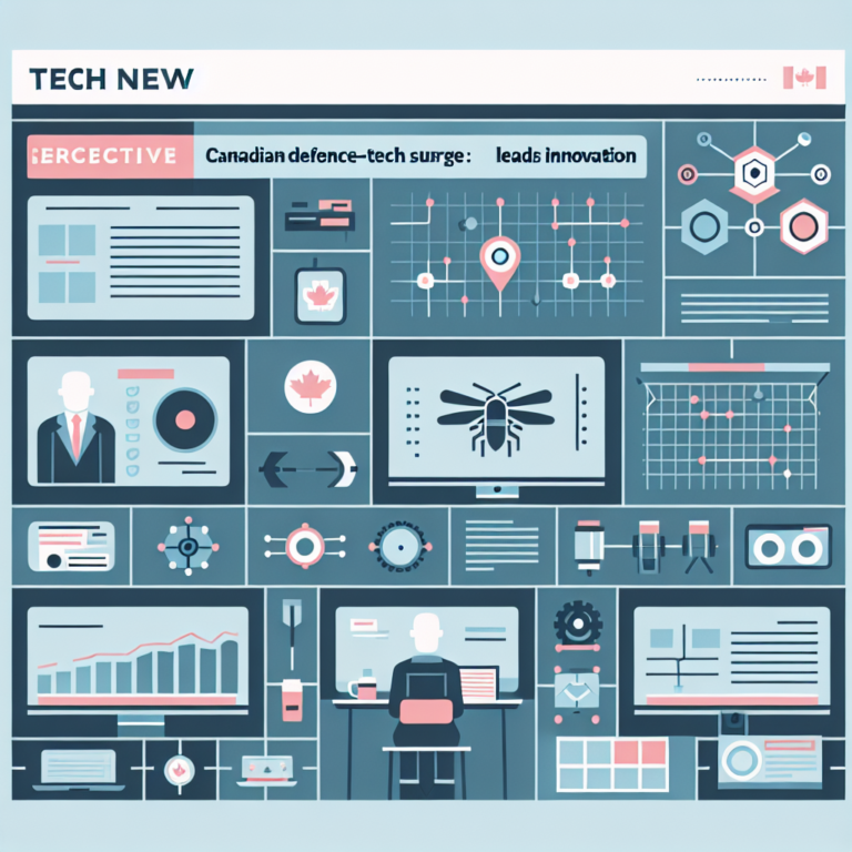 Canadian Defence-Tech Surge: [Company Name] Leads Innovation