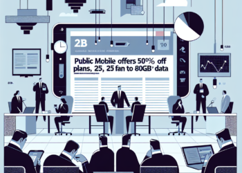 Public Mobile Offers 50% Off Plans,  for 80GB Data