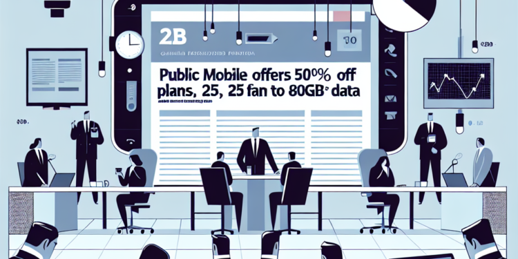 Public Mobile Offers 50% Off Plans,  for 80GB Data