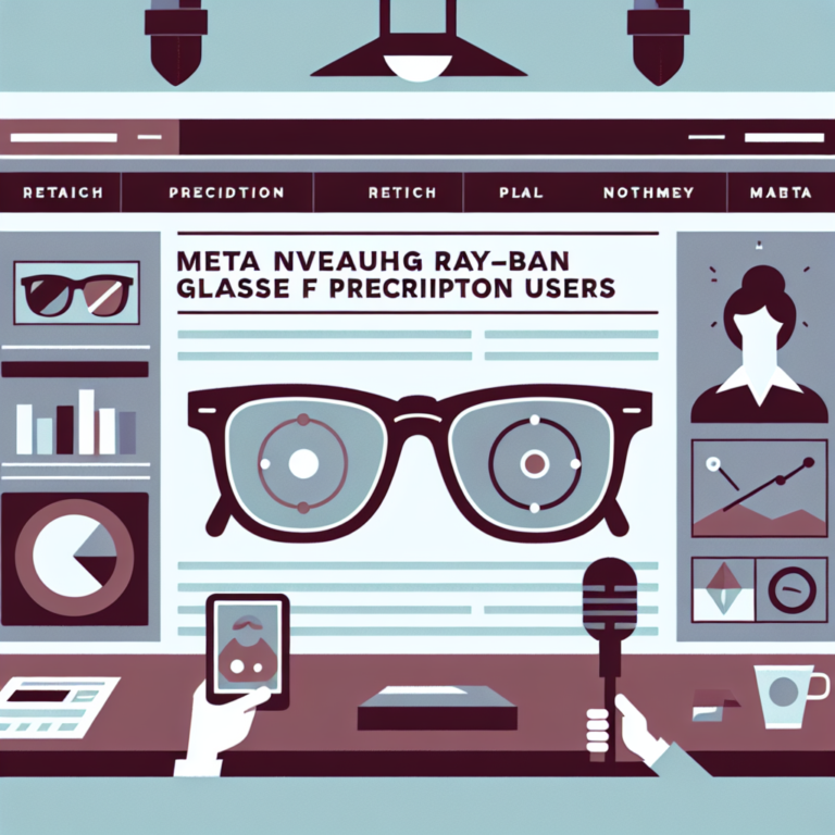 Meta Unveils Ray-Ban Glasses for Prescription Users