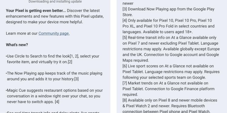 Google Releases March Pixel Update for Canadians’ 10 Pro