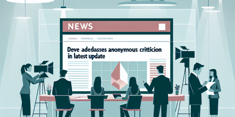 Delve Addresses Anonymous Criticism in Latest Update Delve Addresses Anonymous Criticism in Latest Update