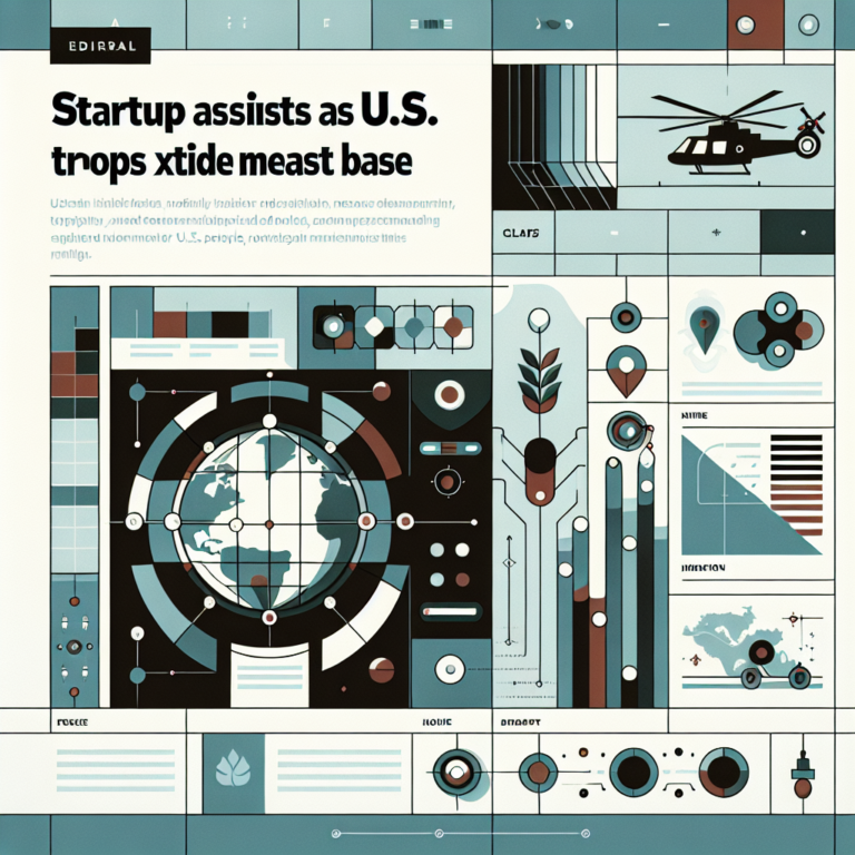 Startup Assists as U.S. Troops Exit Mideast Base