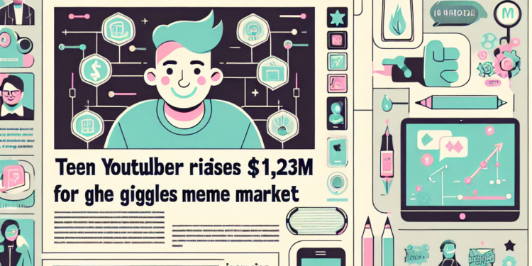 Teen YouTuber Raises .2M for Giggles Meme Market
