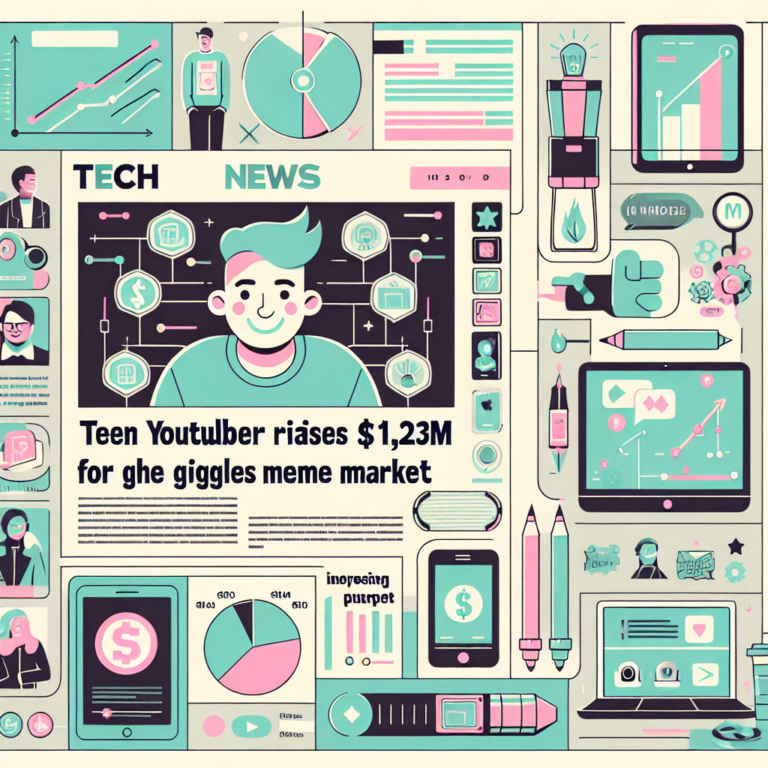 Teen YouTuber Raises .2M for Giggles Meme Market