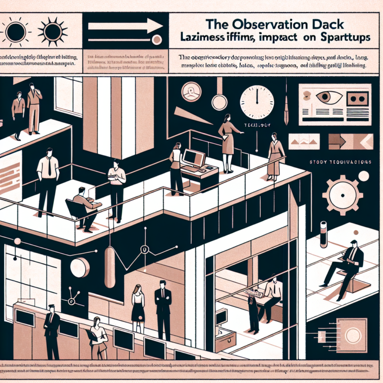 The Observation Deck Explores Laziness Impact on Startups