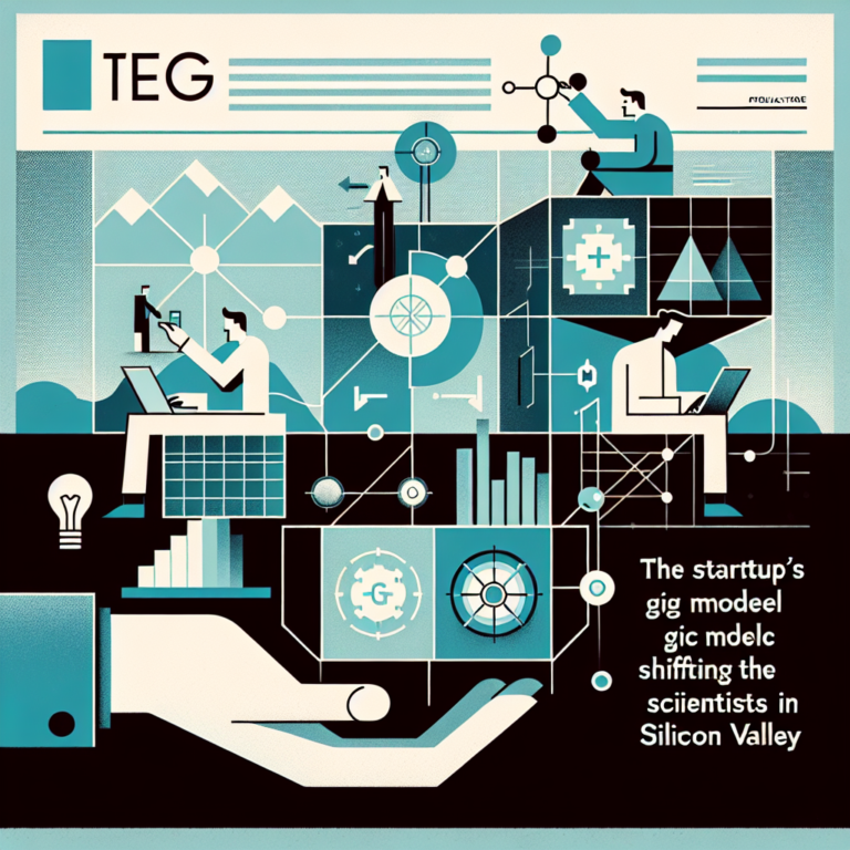 Startup’s Gig Model Shifts Scientists’ Roles in Silicon Valley