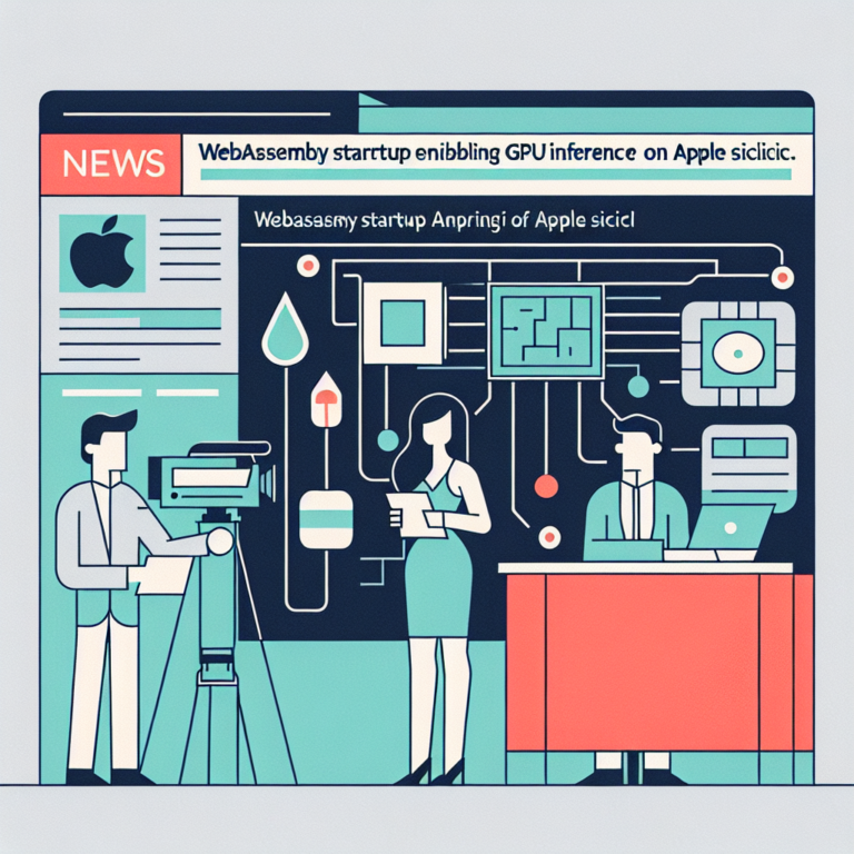 WebAssembly Startup Enables GPU Inference on Apple Silicon