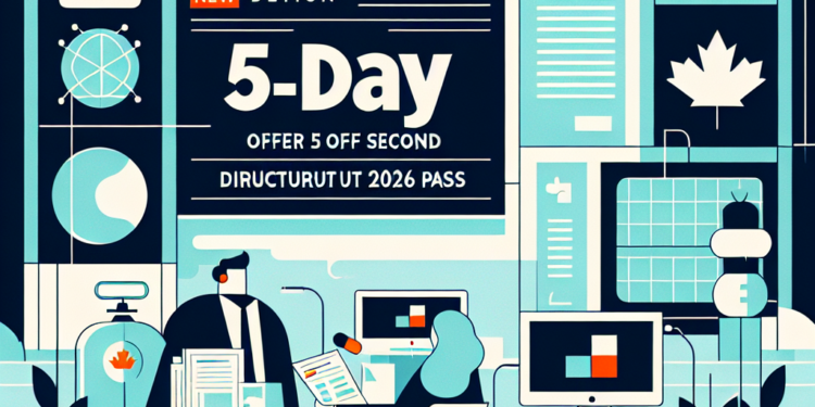 TechCrunch: 5-Day Offer for 50% Off Second Disrupt 2026 Pass